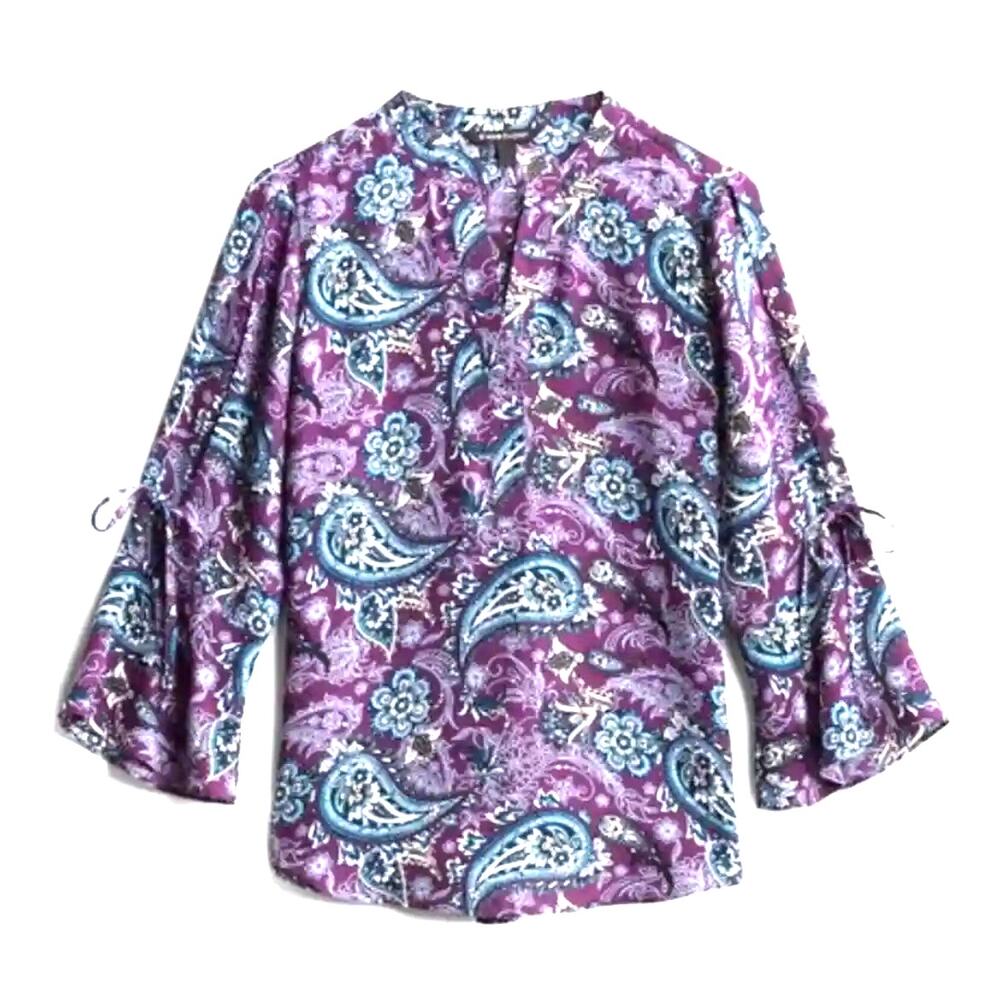 41 Hawthorn Womens NEW Trina Pleat back Detail Blouse - Size Large